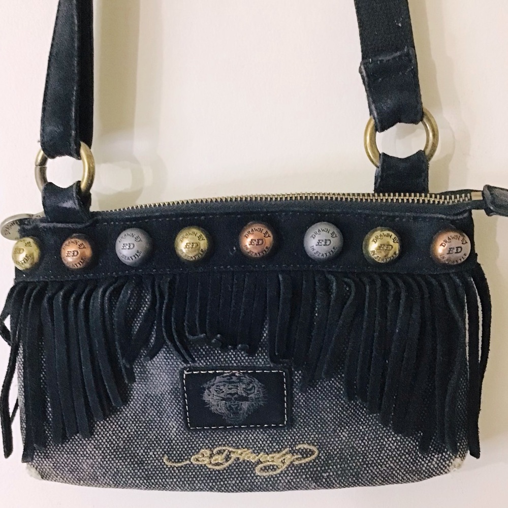VINTAGE Ed Hardy 1971 Crossbody Bag Purse
